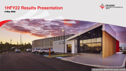 Thumbnail Frasers Logistics & Industrial Trust Half-year Report 2022-h1