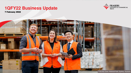 Thumbnail Frasers Logistics & Industrial Trust Quarterly Report 2022-q1