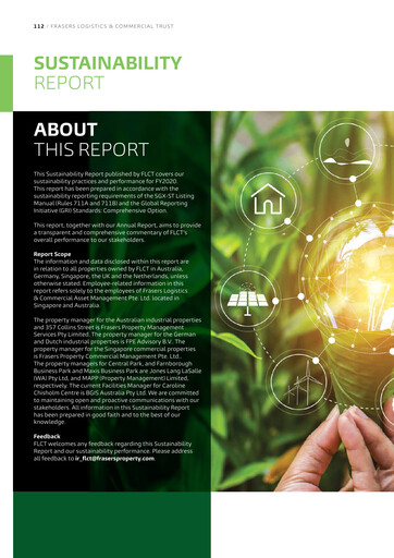 Thumbnail Frasers Logistics & Industrial Trust Sustainability Report 2020
