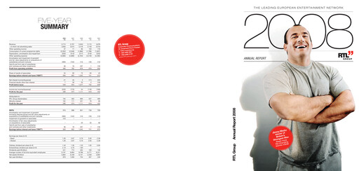 Thumbnail RTL Group
 Annual Report 2008