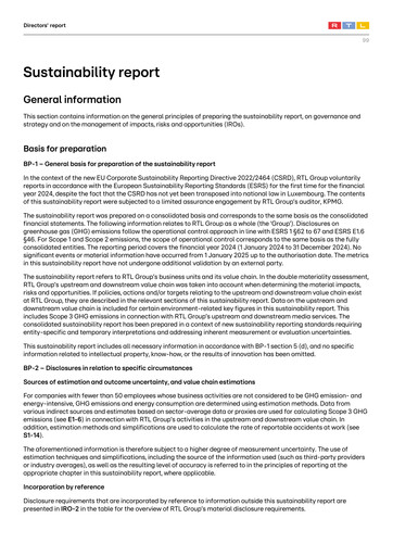 Vorschaubild RTL Group
 Nachhaltigkeitsbericht 2024