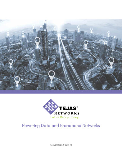 Thumbnail Tejas Networks
 Annual Report 2017-2018