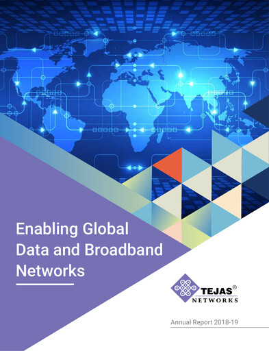 Thumbnail Tejas Networks
 Annual Report 2018-2019