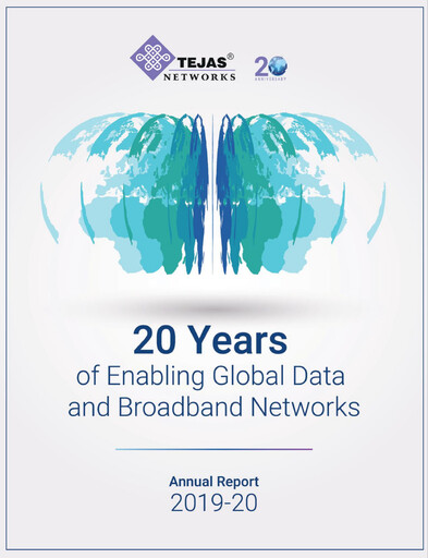 Thumbnail Tejas Networks
 Annual Report 2019-2020