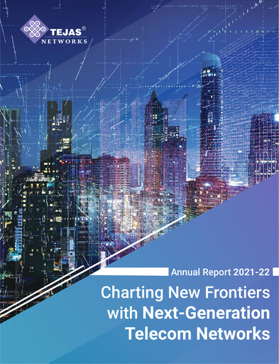 Thumbnail Tejas Networks
 Annual Report 2021-2022