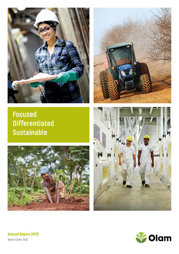 Thumbnail Olam Annual Report 2015