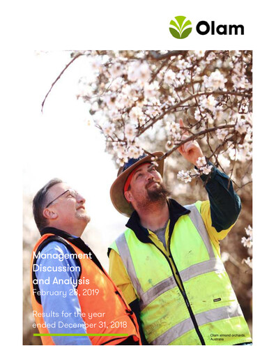 Thumbnail Olam Financial Report 2018