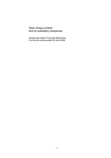 Thumbnail Olam Half-year Report 2026-h1
