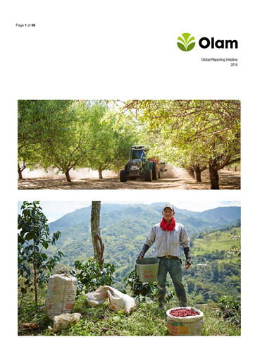 Thumbnail Olam Sustainability Report 2016