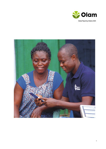 Thumbnail Olam Sustainability Report 2020