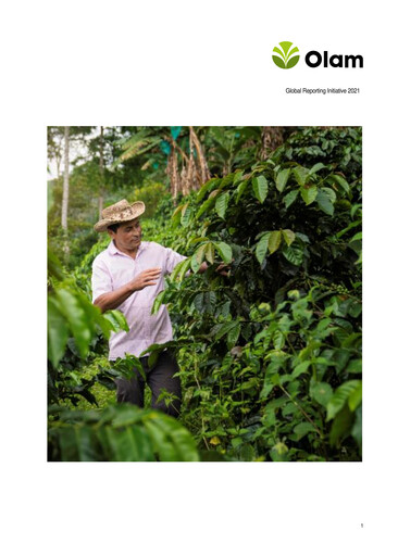 Thumbnail Olam Sustainability Report 2021