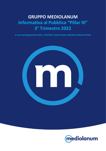 Thumbnail Banca Mediolanum
 Quarterly Report 2022-q3