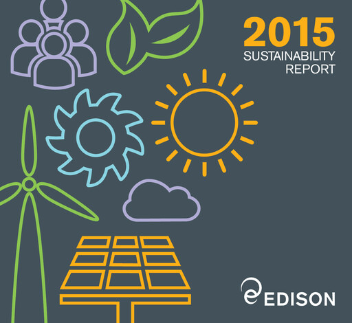 Thumbnail Edison Sustainability Report 2015