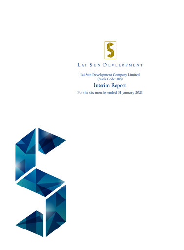 Miniature Lai Sun Development Company Rapport semestriel 2020-2021