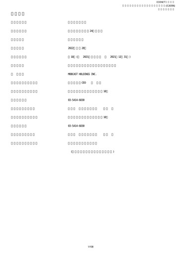 Miniature Mobcast Rapport annuel fy2021