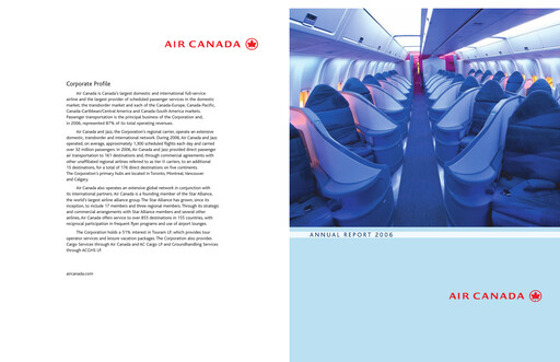 Miniature Air Canada Rapport annuel 2006
