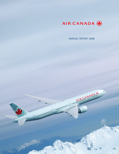 Miniature Air Canada Rapport annuel 2008