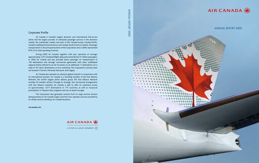 Miniature Air Canada Rapport annuel 2009