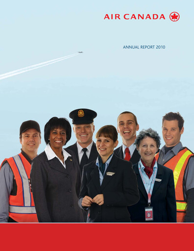 Miniature Air Canada Rapport annuel 2010