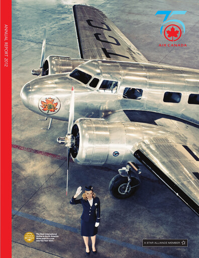 Miniature Air Canada Rapport annuel 2012