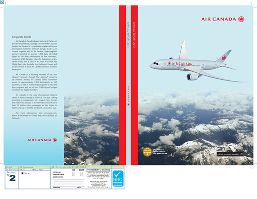 Miniature Air Canada Rapport annuel 2013