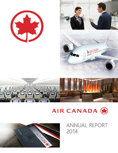 Miniature Air Canada Rapport annuel 2014