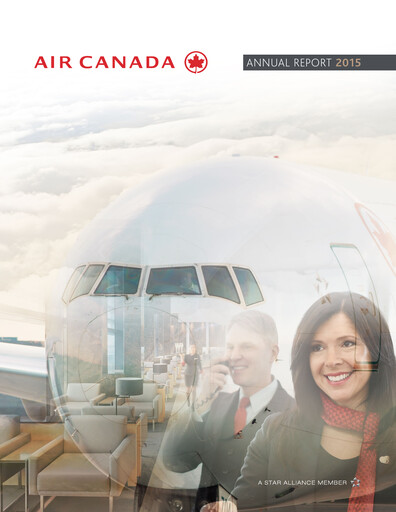 Miniature Air Canada Rapport annuel 2015