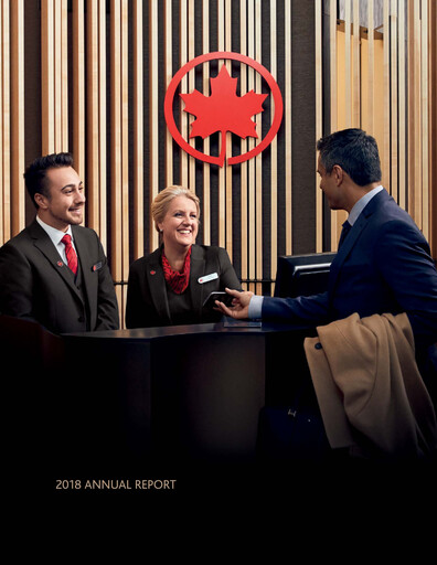 Miniature Air Canada Rapport annuel 2018