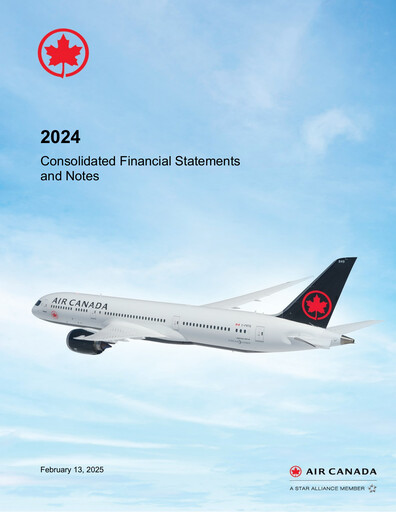 Thumbnail Air Canada Financial Statement 2024