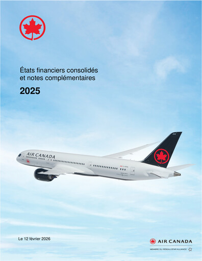 Thumbnail Air Canada Financial Statement 2025