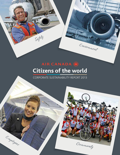 Miniature Air Canada Rapport de durabilité 2013