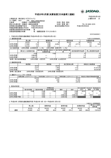Thumbnail NJ Holdings Financial Statement fy2013