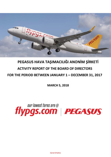 Thumbnail Pegasus Airlines
 Annual Report 2017