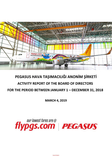 Thumbnail Pegasus Airlines
 Annual Report 2018