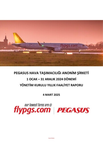 Thumbnail Pegasus Airlines
 Annual Report 2024