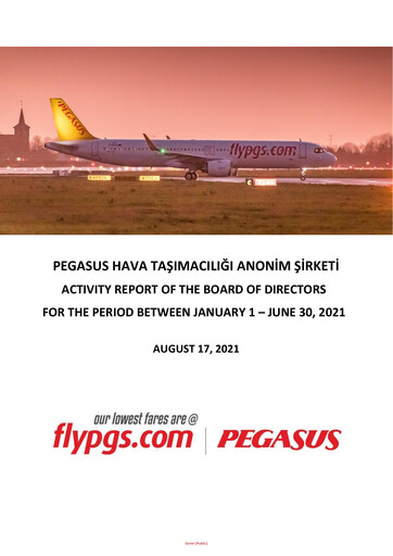Thumbnail Pegasus Airlines
 Half-year Report 2021-h1