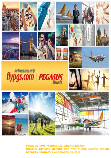 Miniature Pegasus Airlines
 Rapport trimestriel 2016-q1