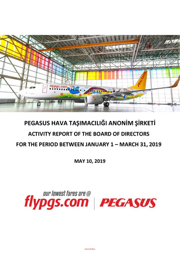 Thumbnail Pegasus Airlines
 Quarterly Report 2019-q1