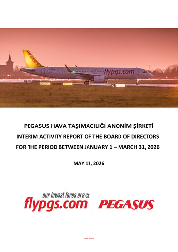 Thumbnail Pegasus Airlines
 Quarterly Report 2026-q1