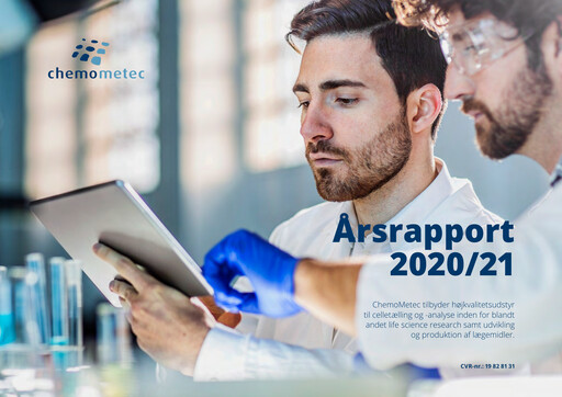 Thumbnail ChemoMetec Annual Report 2020-2021