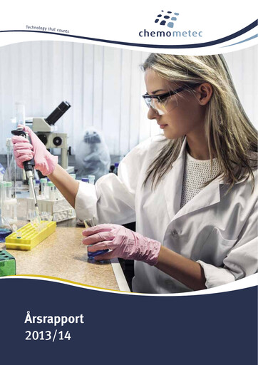 Thumbnail ChemoMetec Annual Report 2013-2014