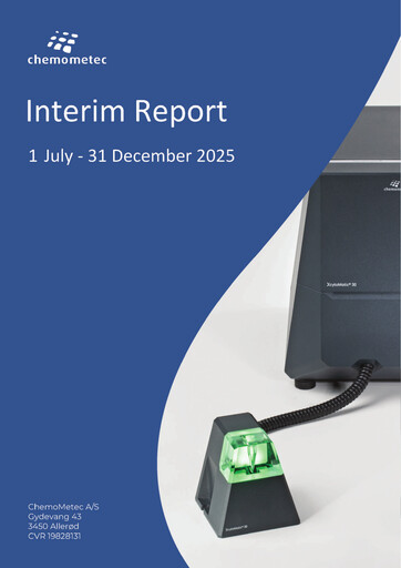 Thumbnail ChemoMetec Half-year Report 2025-h1
