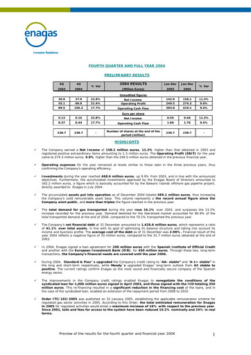 Thumbnail Enagás
 Financial Report 2004
