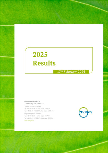 Thumbnail Enagás
 Financial Report 2025