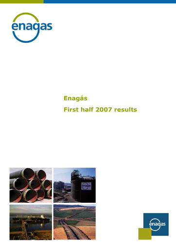 Thumbnail Enagás
 Half-year Report 2007