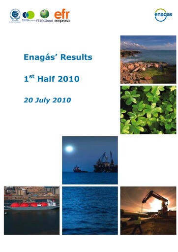 Thumbnail Enagás
 Half-year Report 2010