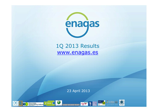 Thumbnail Enagás
 Quarterly Report 2013-q1