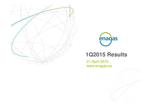 Thumbnail Enagás
 Quarterly Report 2015-q1