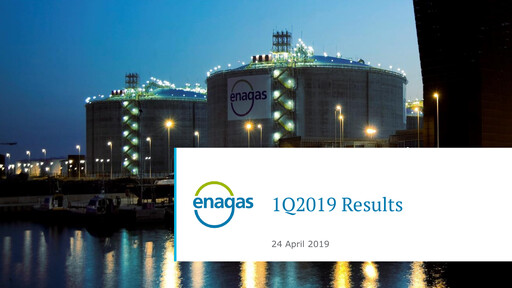 Thumbnail Enagás
 Quarterly Report 2019-q1