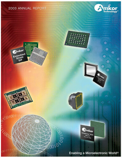 Vorschaubild Amkor Technology
 Jahresbericht 2003